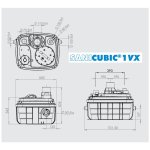 Канализационная установка SFA SANICUBIC 1 VX CUBIC1XLVX