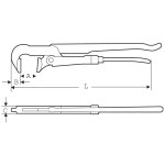 Ключ газовый Super-Ego 90 2" 141200000