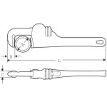 Ключ газовый Super-Ego HEAVY DUTY 6" 1000001639