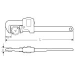 Ключ газовый Super-Ego STILLSON 8" 101080000