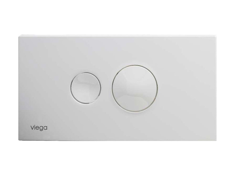 Кнопка смыва Viega Visign for Style 10 пластик альпийский белый 596316