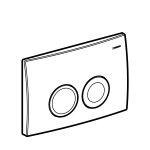 Кнопка для инсталляции Geberit Delta 21 115.125.11.1 белый 115.125.11.1