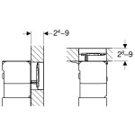 Кнопка для инсталляции Geberit Omega 60 115.081.GH.1 хром глянцевый 115.081.GH.1