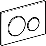 Кнопка для инсталляции Geberit Sigma 20 115.882.KJ.1 белый 115.882.KJ.1