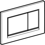 Кнопка для инсталляции Geberit Sigma 30 115.883.KH.1 хром глянцевый 115.883.KH.1