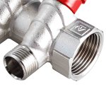 Коллектор с вентильными кранами Imperial 1"x3/4" ЕК 3 выхода 857.03