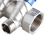 Коллектор с вентильными кранами Imperial 3/4"x1/2" 3 выхода 851.03