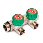 Коллектор Uni- Fitt 3/4"х1/2" НВ под плоскую прокладку 3 выхода 411N3230