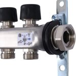 Коллекторная группа Uponor Smart S с расходомерами 3/4"х9 евроконус 1086545