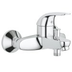 Комплект смесителей с душем Grohe Euroeco с душевым гарнитуром хром 124428