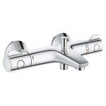Комплект смесителя с термостатом и душевым гарннитуром Grohe Eurosmart Grohtherm 800 хром 124422
