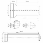 Комплект для навесного унитаза McAlpine 90-260мм FP45RKIT2