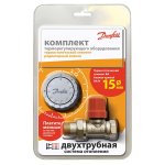 Комплект терморегулятора RA-G/RA 2940 15 прямой Danfoss 013G2154