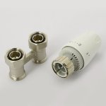 Комплект Uni-Fitt 3/4" нижний прямой для подключения Buderus Vogel&Noot 192KIT31