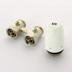 Комплект Uni-Fitt 3/4" нижний прямой для радиаторов Kermi Rifar 192KIT30