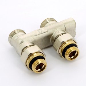 Комплект Uni-Fitt 3/4" нижний прямой для радиаторов Purmo Korado Prado