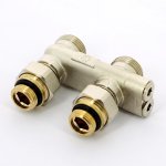 Комплект Uni-Fitt 3/4" нижний прямой для радиаторов Purmo Korado Prado 192KIT20