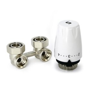 Комплект Uni-Fitt 3/4" нижний угловой для радиаторов Kermi Rifar