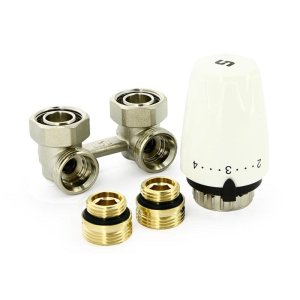 Комплект Uni-Fitt 3/4" нижний угловой для радиаторов Purmo Korado Prado