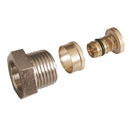 Концовка Oventrop Cofit S 14 - 1/2 НP никель 1507354
