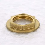 Контргайка резьбовая латунная Uni-Fitt с бортиком 1" ВР 605G4000