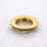 Контргайка резьбовая латунная Uni-Fitt с бортиком 1" ВР 605G4000