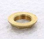 Контргайка резьбовая латунная Uni-Fitt с бортиком 3/4" ВР 605G3000