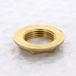 Контргайка резьбовая латунная Uni-Fitt с бортиком 3/4" ВР 605G3000