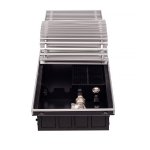 Конвектор внутрипольный Gekon Eco 80х2800х180 мм с рулонной решеткой GETL0.00828018/RNA/NV