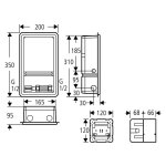 Короб для радар-электроники писсуара Grohe DAL 37001000