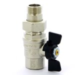 Кран американка BUGATTI OREGON 322 1/2" ВН бабочка 03220027