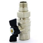 Кран американка BUGATTI OREGON 322 1/2" ВН бабочка 03220027