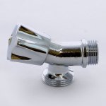 Кран Bugatti MINNESOTA 1/2`х3/4` компактный для стиральных машин серия 840 08400001