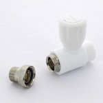 Кран полипропиленовый Pro Aqua для радиаторов с разъемным соединением 25х3/4" НР PA41010