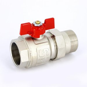 Кран шаровой американка Uni-Fitt НВ 1 1/4" полнопроходной бабочка 113T5000