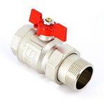 Кран шаровой американка Uni-Fitt НВ 1 1/4" полнопроходной бабочка 113T5000