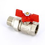 Кран шаровой американка Uni-Fitt НВ 3/4" полнопроходной бабочка 113T3000
