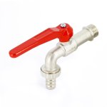 Кран шаровой садовый Uni-Fitt  1/2" НР со штуцером ручка 106L2000