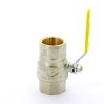 Кран шаровой F.I.V. FUTURGAS 1"1/2 ВВ полнопроходной, ручка рычаг 80010112