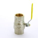 Кран шаровой F.I.V. FUTURGAS 1"1/2 ВВ полнопроходной, ручка рычаг 80010112