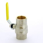 Кран шаровой F.I.V. FUTURGAS 1"1/2 ВВ полнопроходной, ручка рычаг 80010112