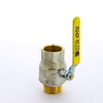 Кран шаровой F.I.V. FUTURGAS 1"1/4 HВ полнопроходной, ручка рычаг 80014114