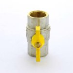 Кран шаровой F.I.V. FUTURGAS 1/2" ВВ полнопроходной, ручка бабочка 8203R004
