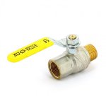 Кран шаровой F.I.V. FUTURGAS 1" HВ полнопроходной, ручка рычаг 8201R006