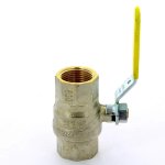 Кран шаровой F.I.V. FUTURGAS 1" ВВ полнопроходной, ручка рычаг 8200R006