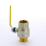 Кран шаровой F.I.V. FUTURGAS 3/4" HВ полнопроходной, ручка рычаг 8201R005