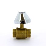 Кран шаровой Itap 136 ВВ 1/2` под штукатурку колпачок хром 136 1/2`