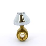 Кран шаровой Itap 136 ВВ 1/2` под штукатурку колпачок хром 136 1/2`