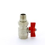 Кран шаровой Itap IDEAL 098 НВ 1/2` американка бабочка 098 1/2'