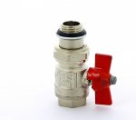 Кран шаровой Itap IDEAL 098 НВ 1/2` с уплотнением американка бабочка 098S 1/2'